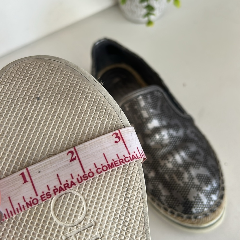JIMMY CHOO DAWN STEEL SLIP ON LOGO ESPADRILLES SNEAKERS - Picture 15 of 17